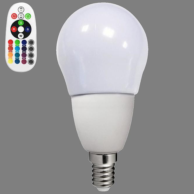 Izzó LED SMART G55 E14 RGB 4,5W 350LM